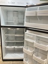 Ge Used Refrigerator Top and Bottom 30x66 (Stainless Steel) 