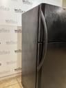 Frigidaire Used Refrigerator Top and Bottom 30x66 1/2” (Black) 