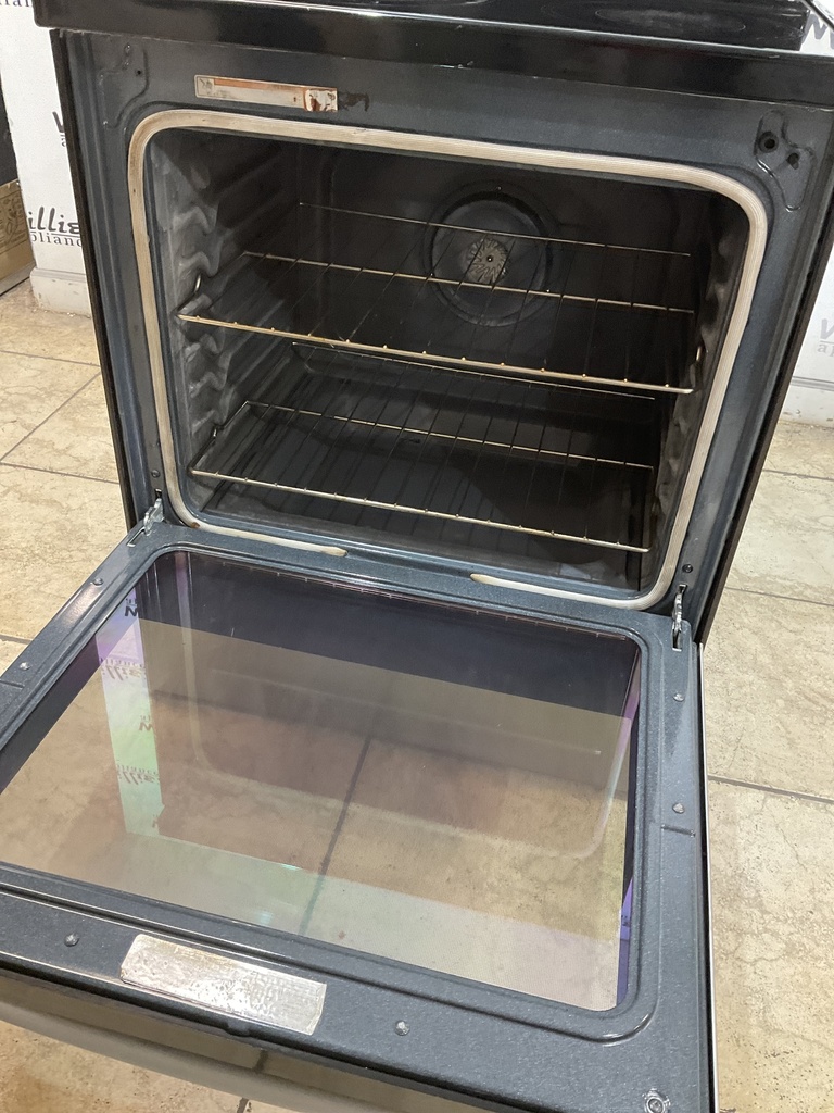 Whirlpool Used Electric Stove 220volts (40/50 AMP) 30inches {no cord} (Stainless Steel) 