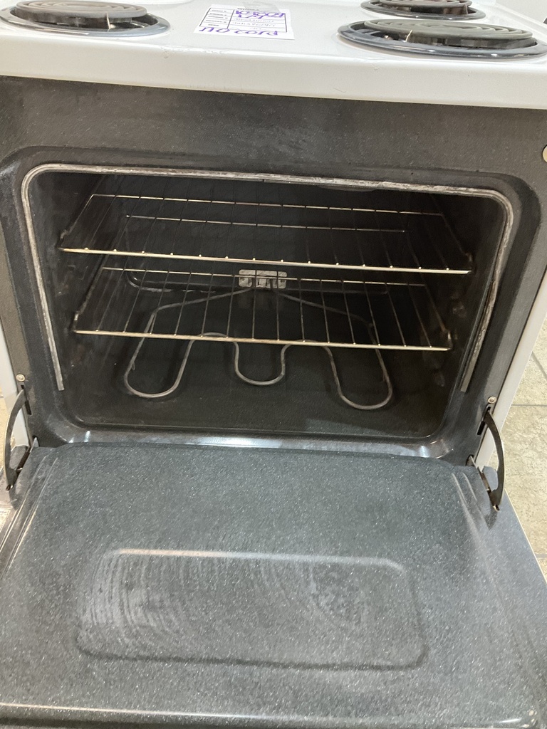 Ge Used Electric Stove 220volts (40/50 AMP) 30inches {no cord} (white/Black) 