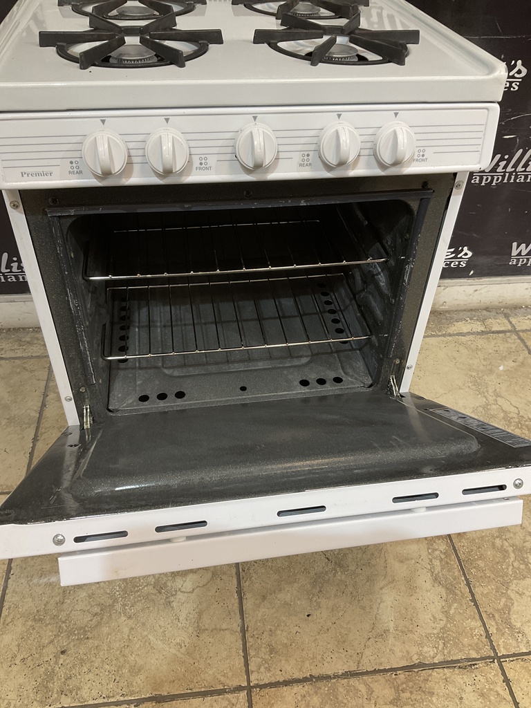 Premier Used Natural Gas Stove 24inches (White) 