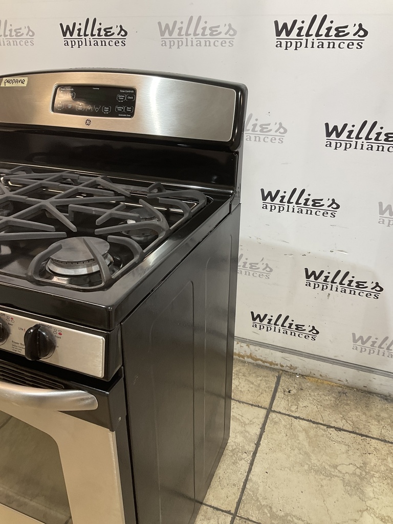 Ge Used Gas Propane Stove 30inches (Stainless Steel) 
