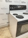 Frigidaire Used Electric Stove 220volts (40/50 AMP) 30inches {4 prong} (White/Black) 