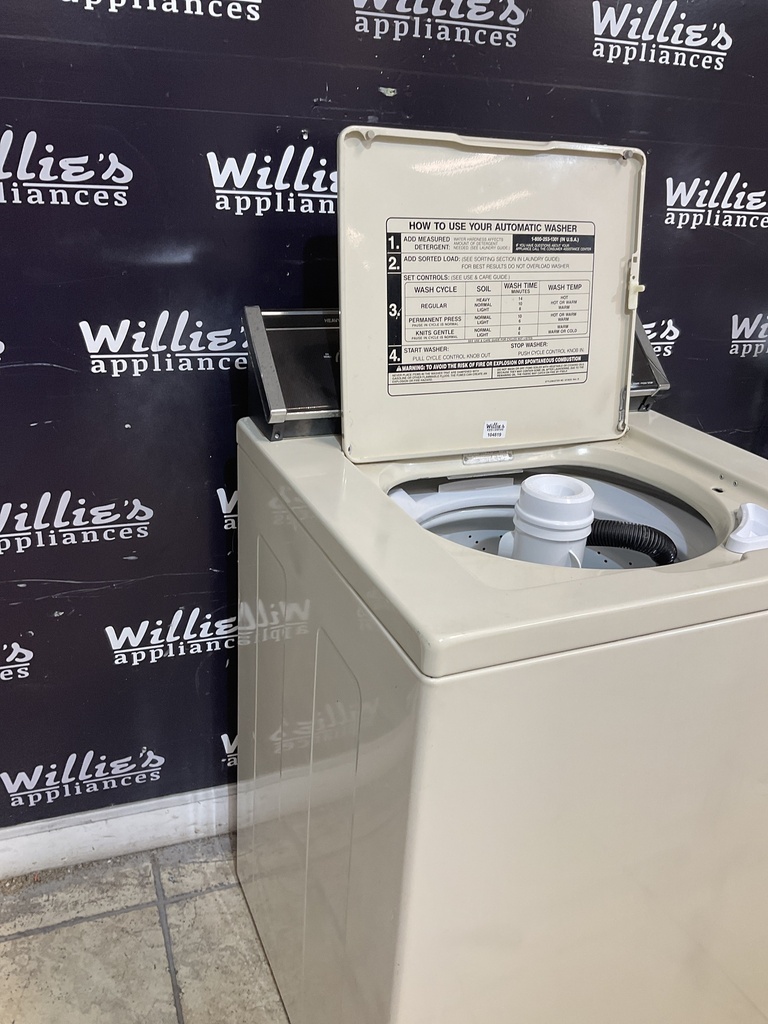 Whirlpool Used Washer Top-load 27inches (bisque) 