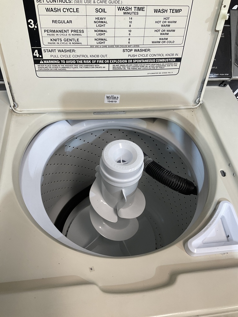 Whirlpool Used Washer Top-load 27inches (bisque) 