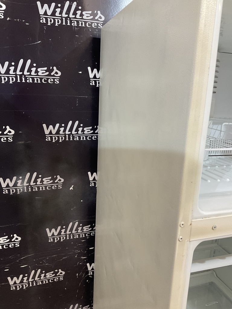 Ge Used Refrigerator Top and Bottom 30x66 (Bisque) 
