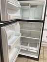 Ge Used Refrigerator Top and Bottom 28x64 1/2” (Stainless Steel) 