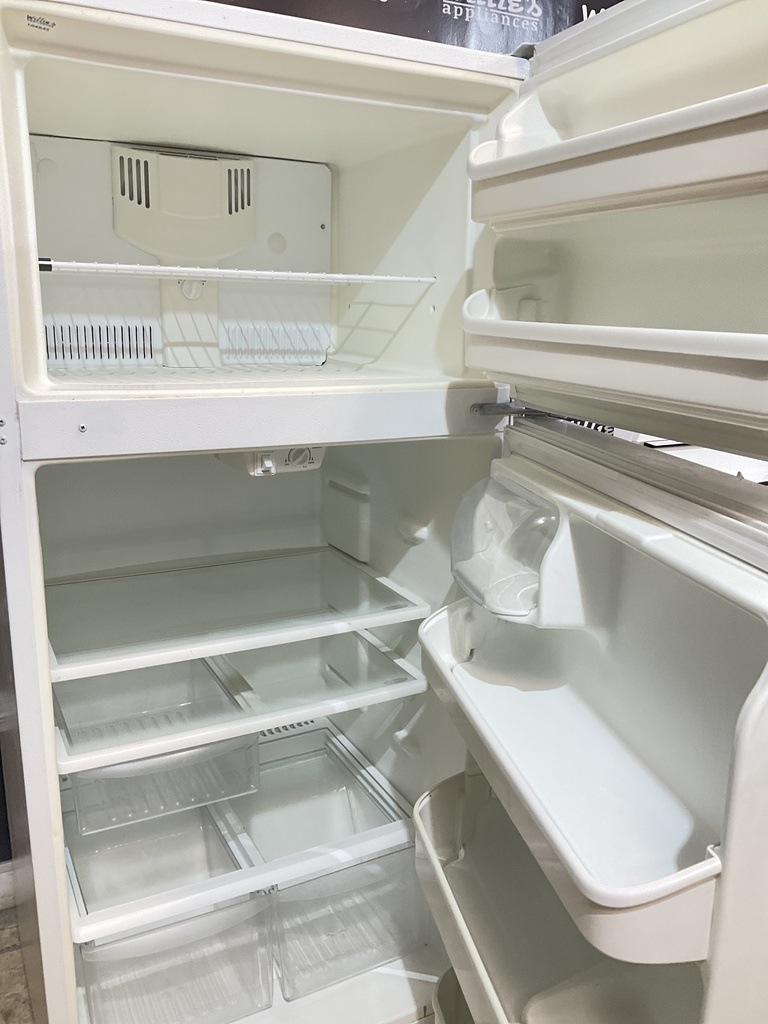 Frigidaire Used Refrigerator Top and Bottom 30x65 1/2” (White)