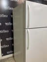 White Westinghouse Used Refrigerator Top and Bottom 30x65 1/2” (White) 