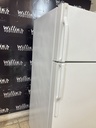 Ge Used Refrigerator Top and Bottom 28x65 (white) 