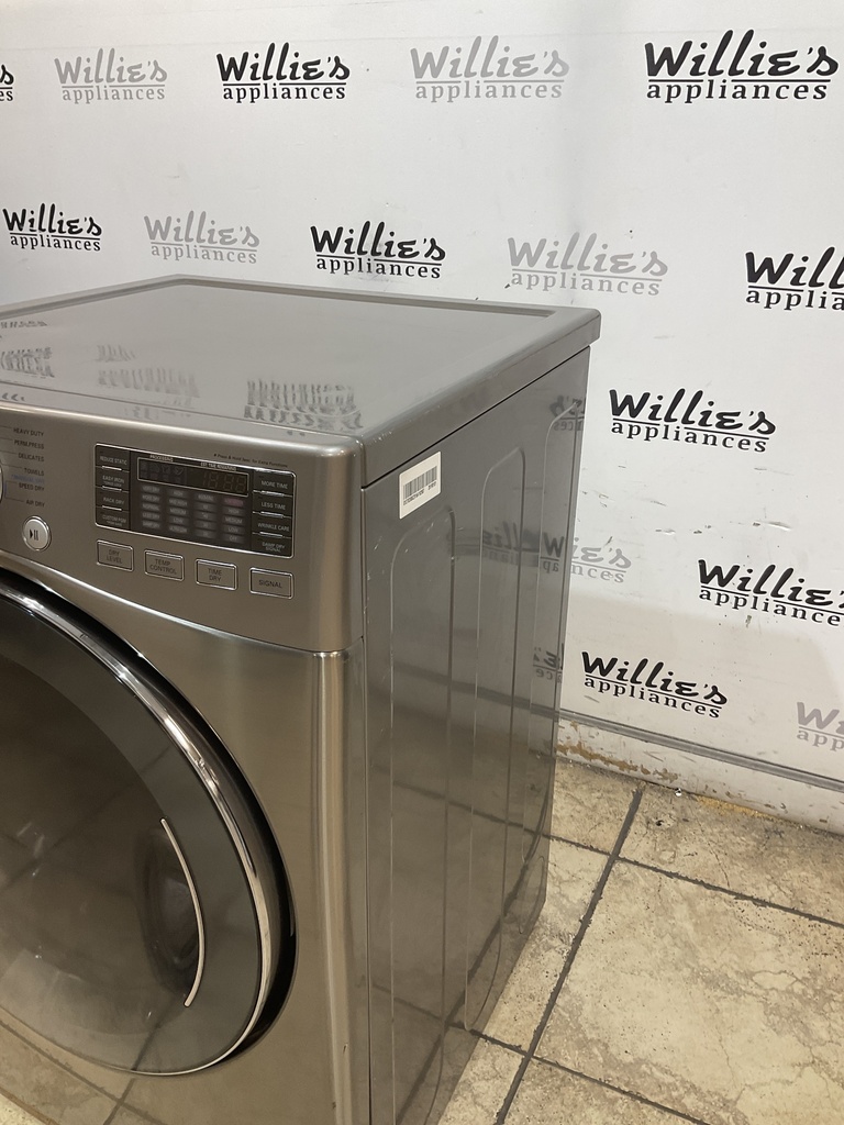 Lg Used Electric Dryer 220volts (30 AMP) 27inches (grey) 