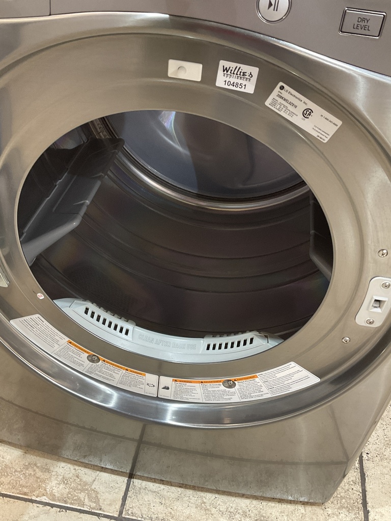 Lg Used Electric Dryer 220volts (30 AMP) 27inches (grey) 