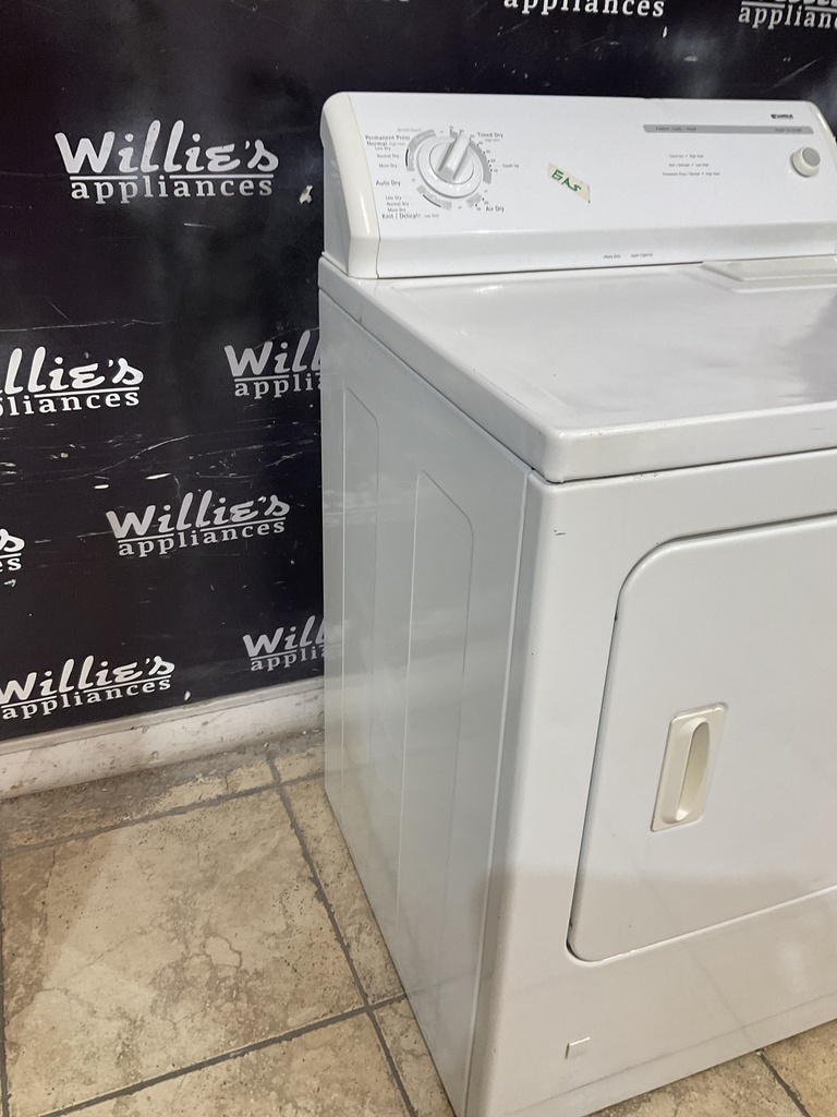 Kenmore Used Natural Gas Dryer 29inches (white) 
