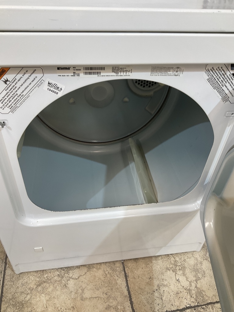 Kenmore Used Natural Gas Dryer 29inches (white) 