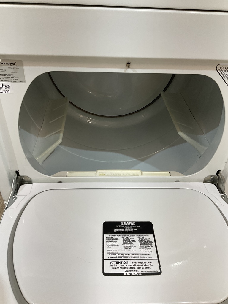 Kenmore Used Electric Dryer 220volts (30 AMP) 29inches {3 prong} (White) 