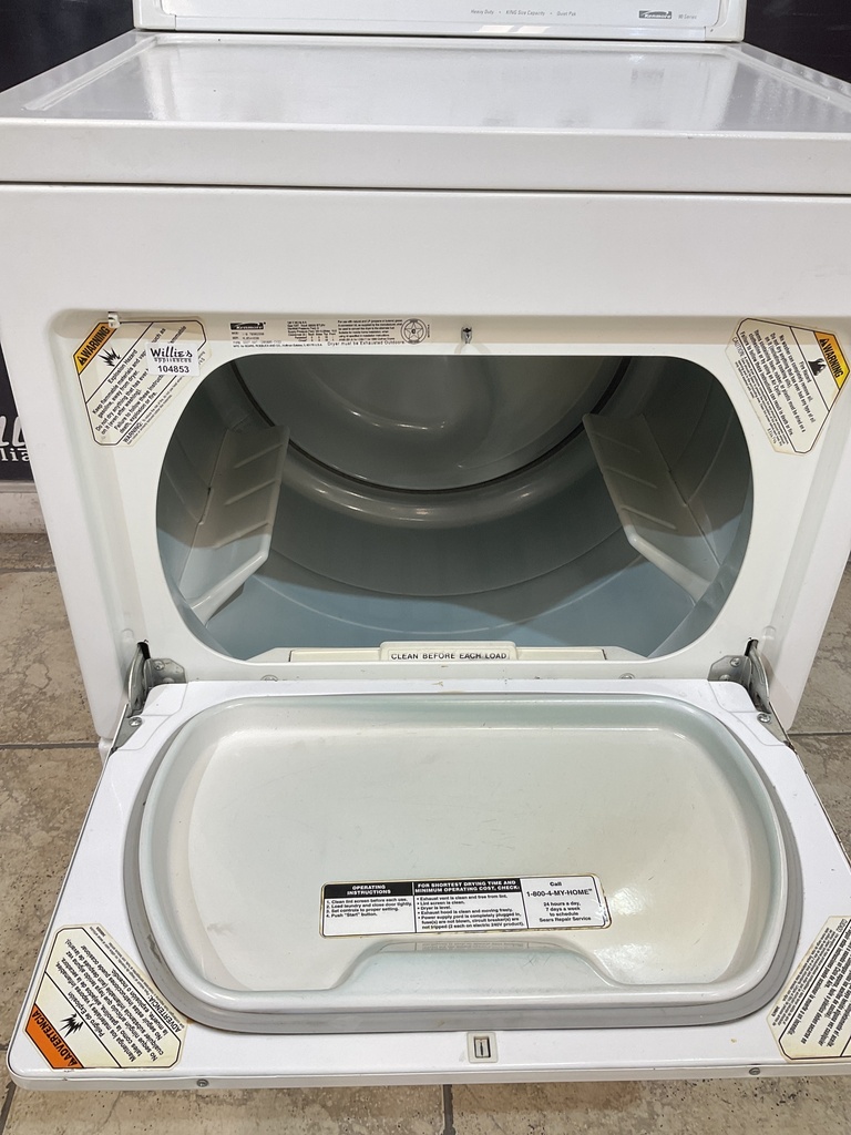 Kenmore Used Natural Gas Dryer 27inches (White) 