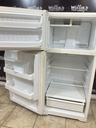 Hotpoint Used Refrigerator Top and Bottom 28x61 1/2” (Bisque) 