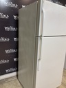 Ge Used Refrigerator Top and Bottom 28x65 (White) 