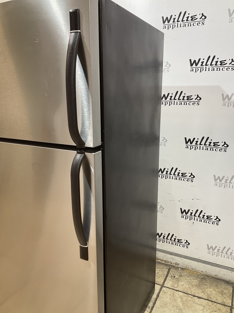 Frigidaire Used Refrigerator Top and Bottom 28 1/2” x 64 1/2” (Stainless Steel) 