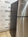 Frigidaire Used Refrigerator Top and Bottom 28 1/2” x 64 1/2” (Stainless Steel) 