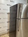 Ge Used Refrigerator Top and Bottom 28x64 (Stainless Steel) 