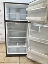 Ge Used Refrigerator Top and Bottom 28x64 (Stainless Steel) 