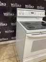 Ge Used Electric Stove 220volts (40/50 AMP) 30inches {4 prong} (White) 