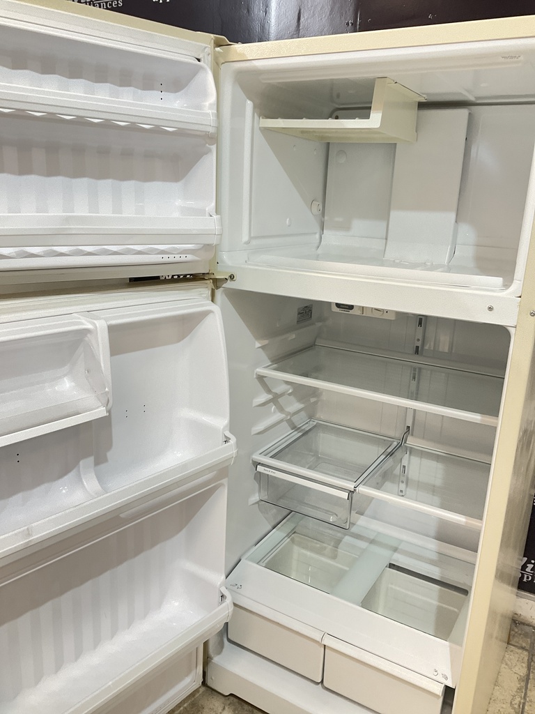 Hotpoint Used Refrigerator Top and Bottom 28x65 (Bisque) 