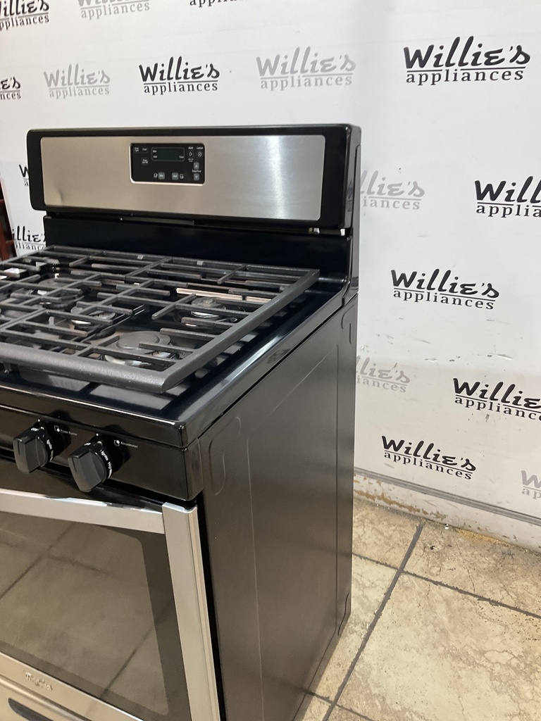 Whirlpool Used Natural Gas Stove 30inches (stainless steel) 