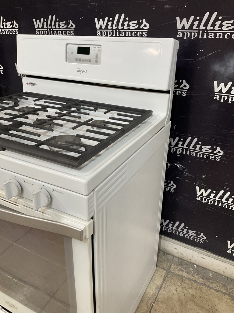 Whirlpool Used Natural Gas Stove 30inches (white) 
