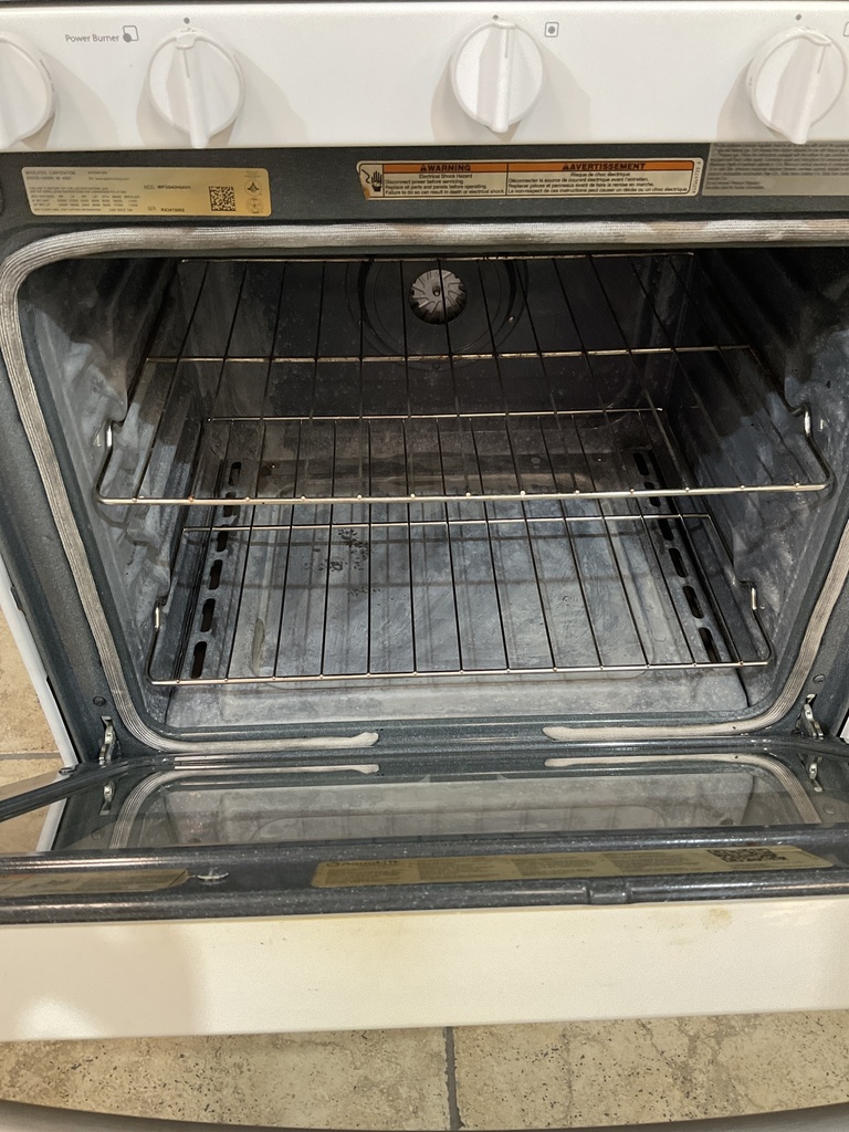 Whirlpool Used Natural Gas Stove 30inches (white) 