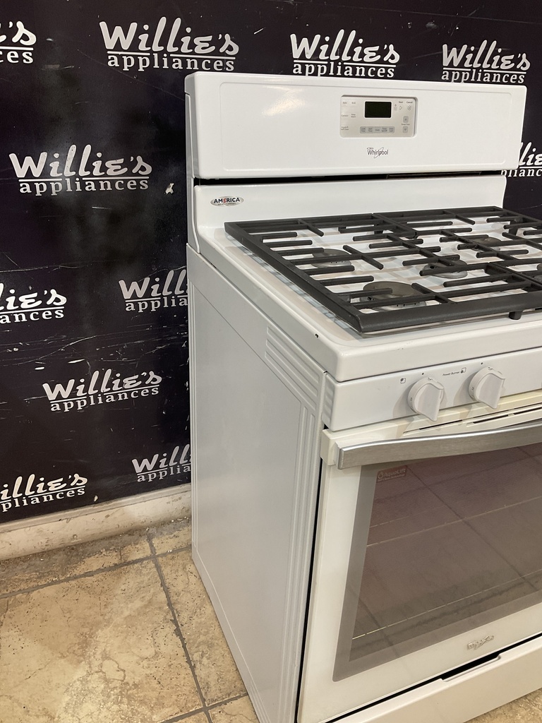 Whirlpool Used Natural Gas Stove 30inches (white) 
