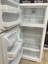 Hotpoint Used Refrigerator Top and Bottom 28x61 1/2” (White) 