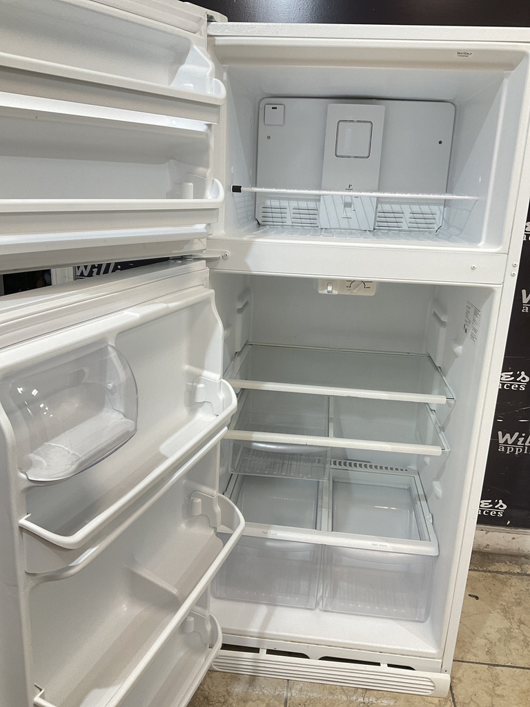 Frigidaire Used Refrigerator Top and Bottom 30x66 (White) 