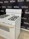 Ge Used Natural Gas Stove 30inches (White) 