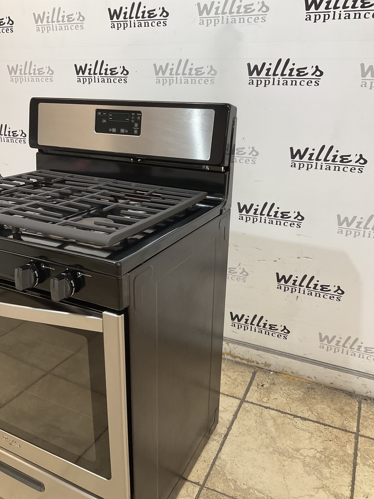 Whirlpool Used Natural Gas Stove 30inches (Stainless Steel) 