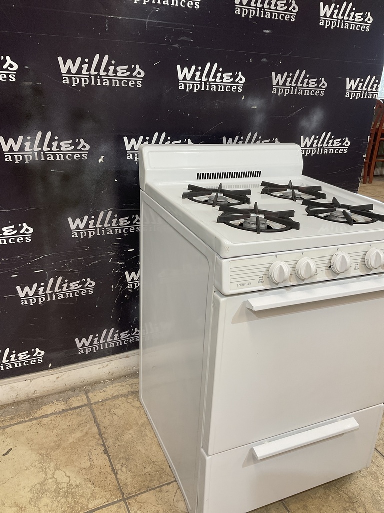 Premier Used Natural Gas Stove 24inches (White) 
