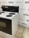 Frigidaire Used Electric Stove 220volts (40/50 AMP) 30inches {no cord} (White/Black) 