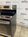 Ge Used Electric Stove 220volts (40/50 AMP) 30inches {no cord} (Stainless steel) 