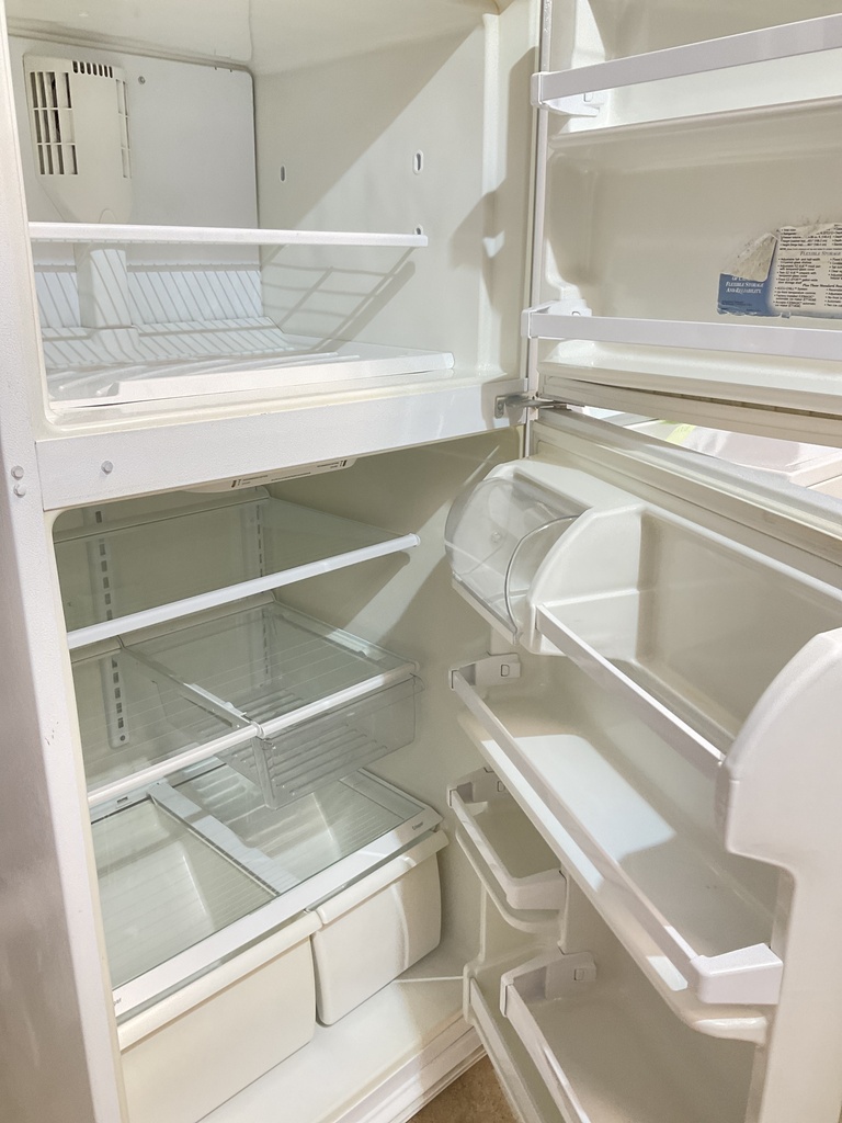 Whirlpool Used Refrigerator Top and Bottom 30x66 (White) 