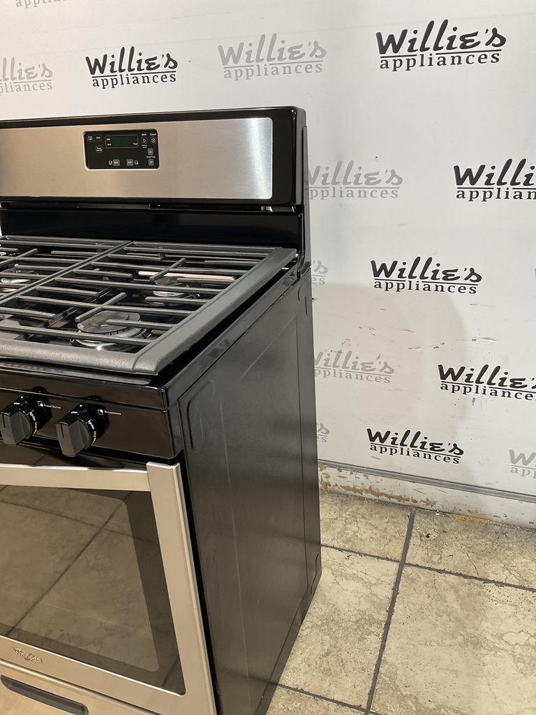 Whirlpool Used Natural Gas Stove 30inches (Stainless Steel) 