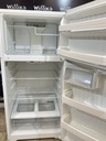 Ge Used Refrigerator Top and Bottom 28x61 1/2” (White) 