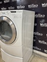 Whirlpool Used Electric Dryer 220volts (30 AMP) 27inches {3 prong} (White) 