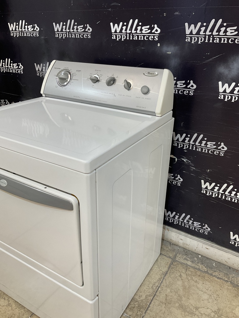 Whirlpool Used Electric Dryer 220volts (30 AMP) 29inches {3 prong} (White) 