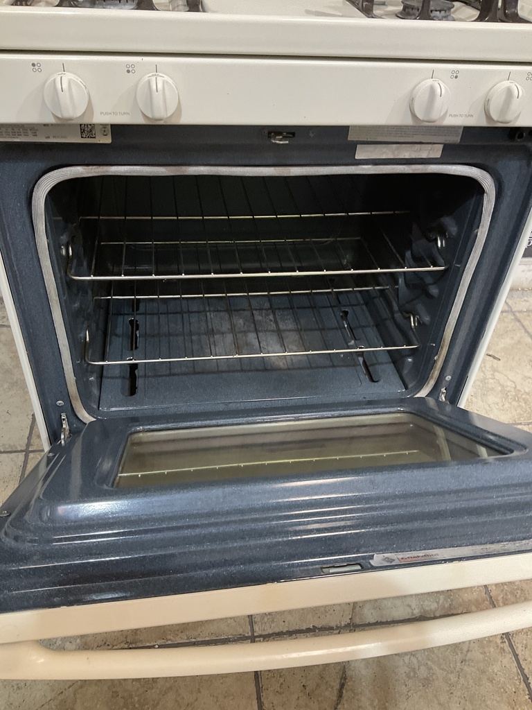 Whirlpool Used Natural Gas Stove 30inches (Bisque) 