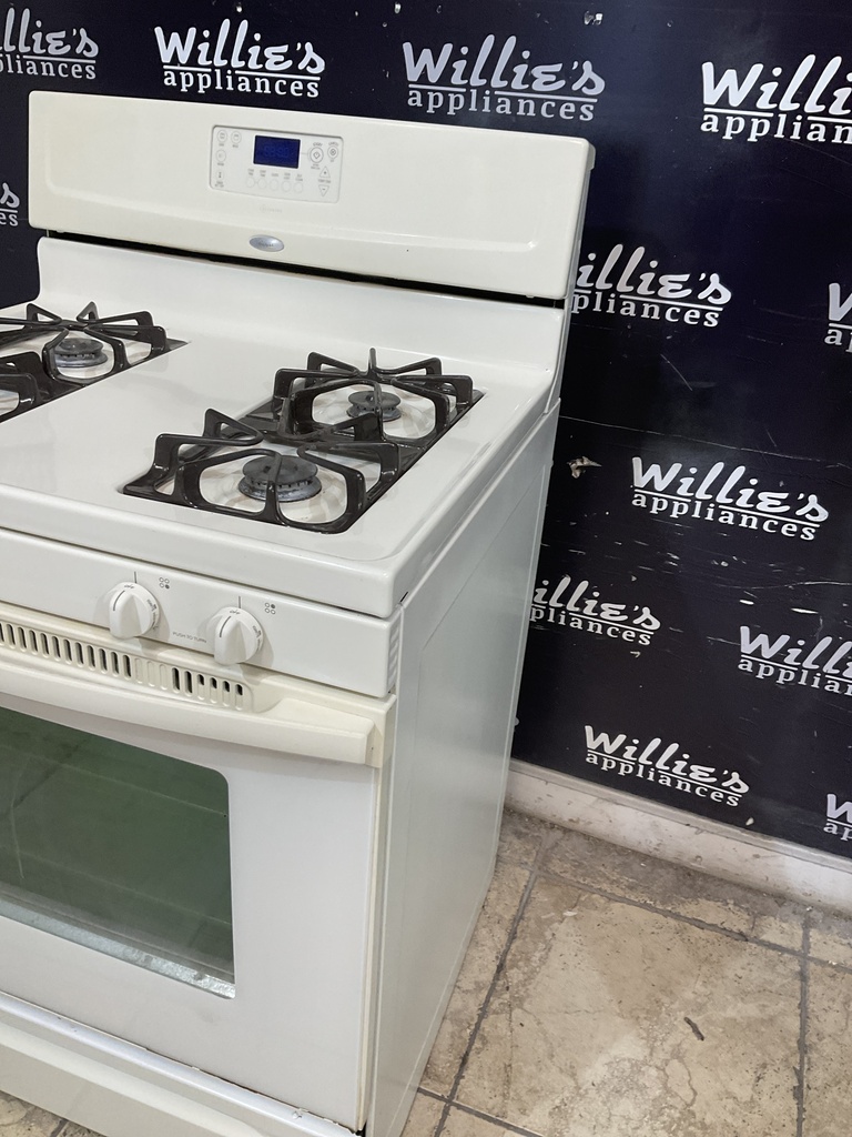 Whirlpool Used Natural Gas Stove 30inches (Bisque) 