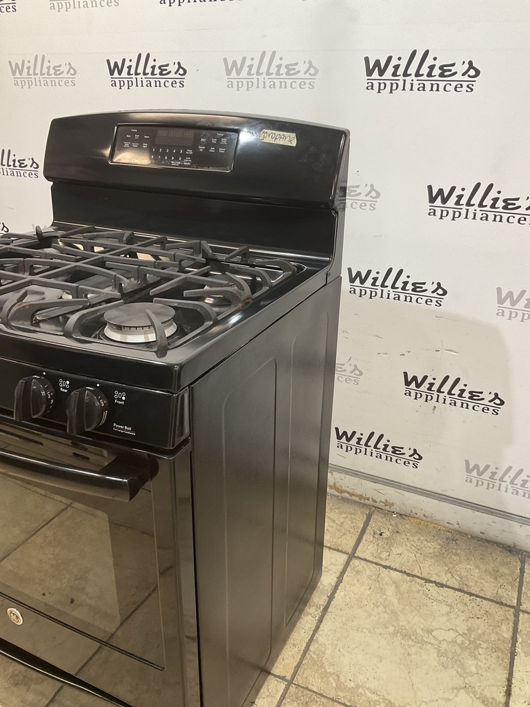 Ge Used Gas Propane Stove 30inches (Black) 