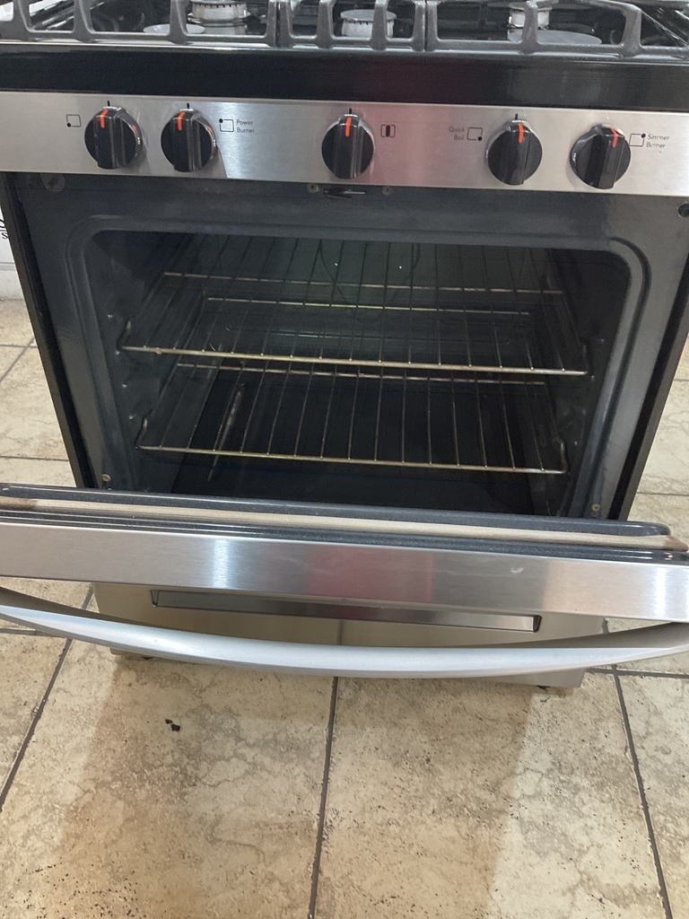 Frigidaire Used Natural Gas Stove 30inches (Stainless Steel) 