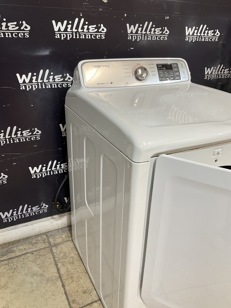 Samsung Used Electric Dryer 220volts (30 AMP) 27inches {4 prong} (white) 