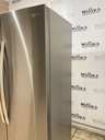 Whirlpool Used Refrigerator Side by Side Counter Depth 36x68 1/2” (Stainless Steel) 
